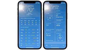 Apple Weather: App Reviews; Features; Pricing & Download | OpossumSoft